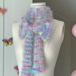 Load image into Gallery viewer, Skinny Scarf - Neon Garden