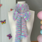 Load image into Gallery viewer, Skinny Scarf - Neon Garden