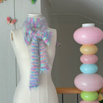 Load image into Gallery viewer, Skinny Scarf - Neon Garden