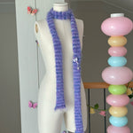 Load image into Gallery viewer, Skinny Scarf - Parma Violets