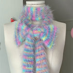 Load image into Gallery viewer, Skinny Scarf - Neon Garden