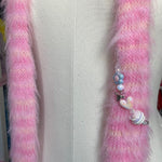 Load image into Gallery viewer, Skinny Scarf - Cotton Candy