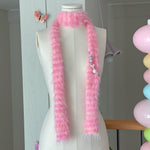 Load image into Gallery viewer, Skinny Scarf - Cotton Candy