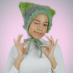 Load image into Gallery viewer, Pigtail Kitty Bonnet