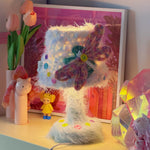 Load image into Gallery viewer, Crochet Mini Lamp - Dragonfly Dreams