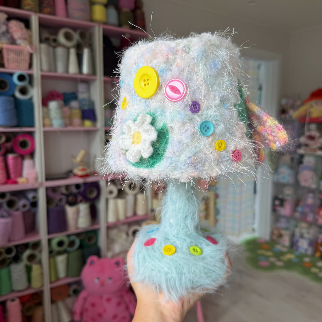 Crochet Mini Lamp - Dragonfly Dreams