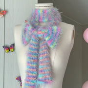 Skinny Scarf - Neon Garden