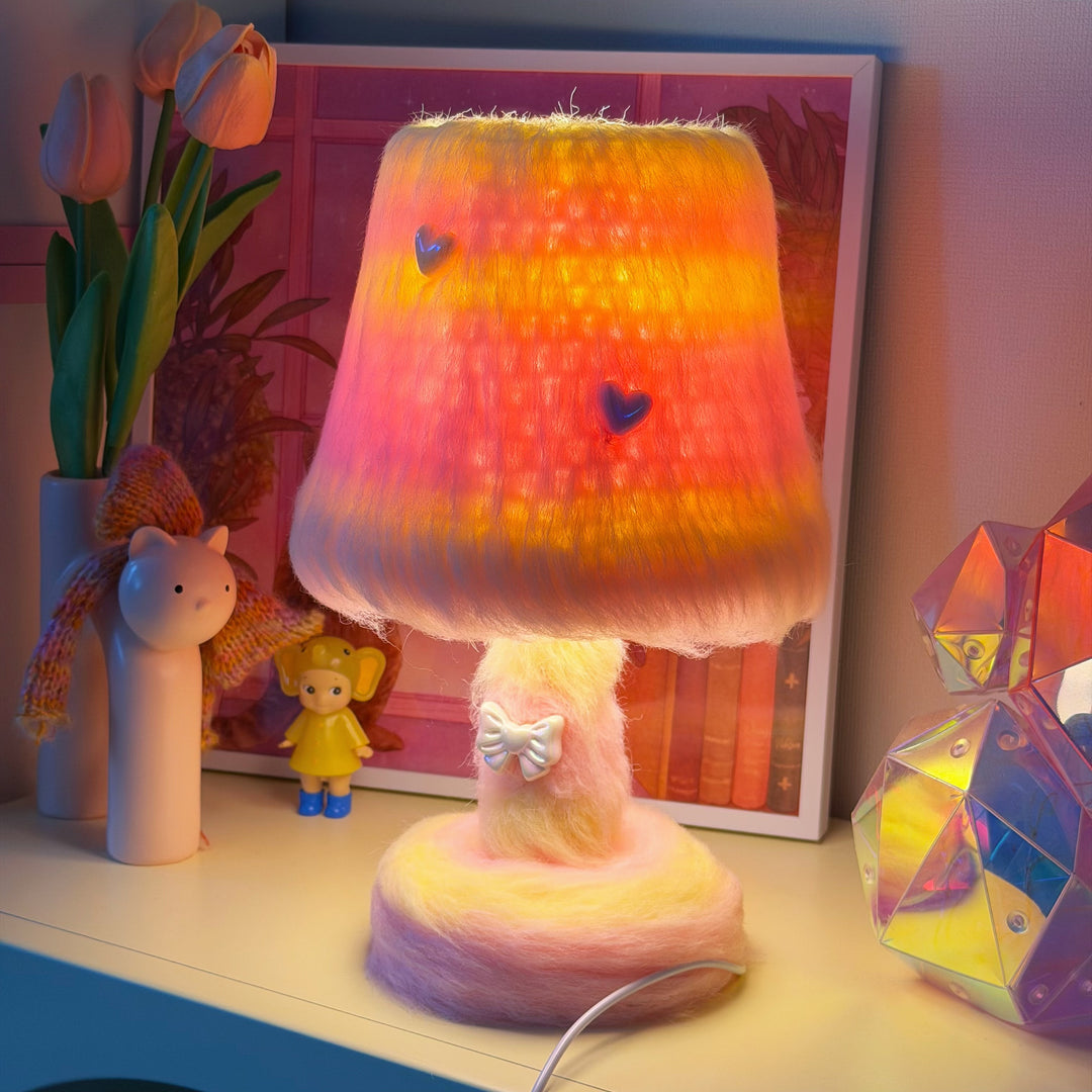Crochet Mini Lamp - Sherbet