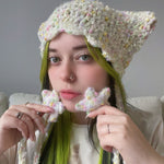 Load image into Gallery viewer, Kitty Tail Bonnet
