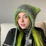 Load image into Gallery viewer, Pigtail Kitty Bonnet
