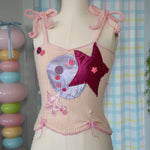 Load image into Gallery viewer, Patchwork Star Cami
